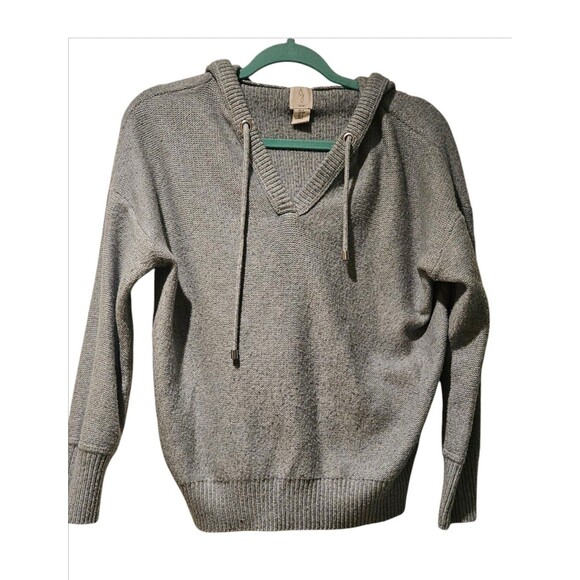 Joie Super Soft Mint Green Hooded Sweater - Picture 1 of 6